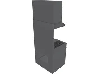 Jenn-Air Gas Range 3D Model preview