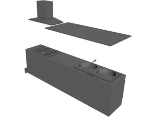 Kitchen 3D Model preview
