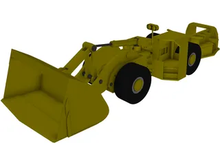 Shovel Loader 3D Model preview