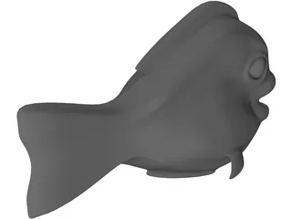 Fat Fish 3D Model preview