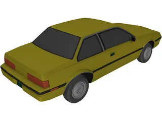 Buick Skyhawk (1984) 3D Model preview