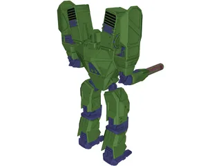 Mauler Battletech 3D Model preview