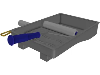 Paint Rollers 3D Model preview