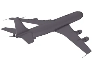 KC-135E Stratotanker 3D Model preview