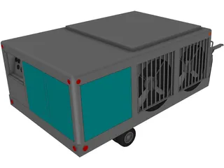 Airport Conditioner 3D Model preview