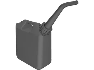 General 20L Gas Can 3D Model preview