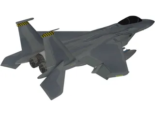 F-15C 3D Model preview