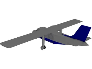 Britten Norman Islander/Defender 3D Model preview