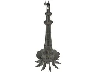 Minar-e-Pakistan 3D Model preview