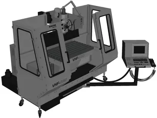 Milling Machine VHF-680 3D Model preview