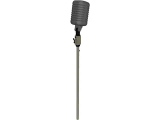 Microphone 3D Model preview
