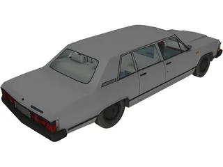 GAZ-14 Chaika (1977) 3D Model preview