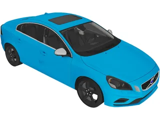 Volvo S60 3D Model preview