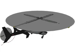 Bell 430 3D Model preview