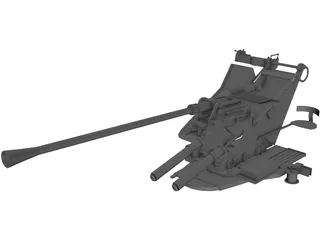 Flak 37 3D Model preview