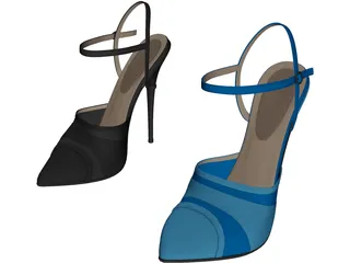 High Heels 3D Model preview