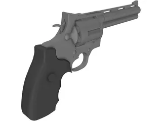 M9 Revolver 3D Model preview