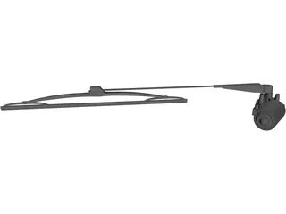 Windshield Wiper 3D Model preview