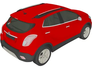 Opel Mokka (2013) 3D Model preview