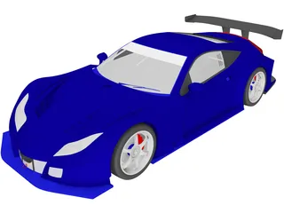 Honda HSV-010 GT 3D Model preview