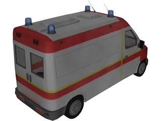 Ambulance 3D Model preview