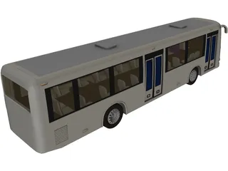 Bus China 3D Model preview