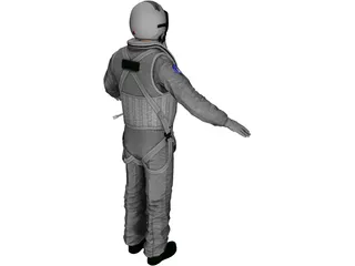 Airforce Pilot 3D Model preview