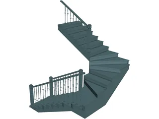 Staircase 3D Model preview