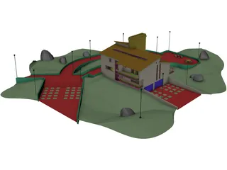 House 3D Model preview
