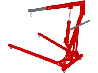 Engine Hoist 3D Model preview