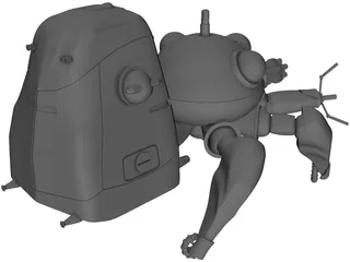 Tachikoma Robot 3D Model preview