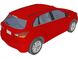 Mitsubishi ASX 3D Model preview