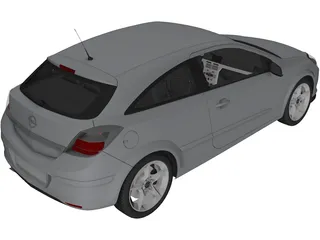 Opel Astra 3D Model preview