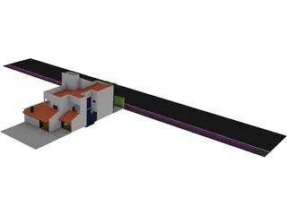 Villa 3D Model preview