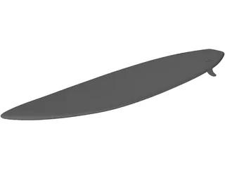 Surfboard 3D Model preview