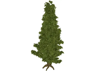 Needle Tree 3D Model preview