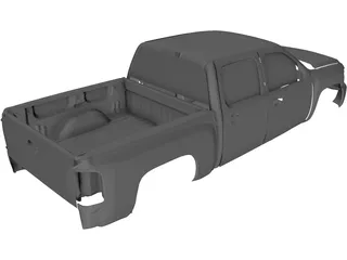 Chevrolet Silverado Body 3D Model preview