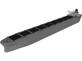 Cargo Ship 3D Model preview