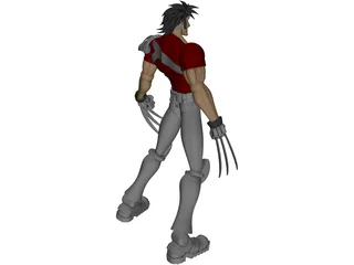 Wolverine 3D Model preview