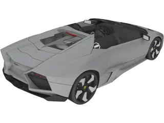 Lamborghini Reventon Roadster (2010) 3D Model preview