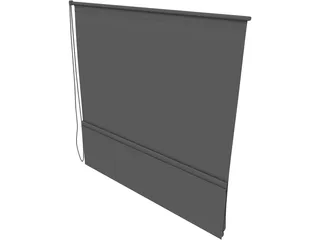 Roll Cortina 3D Model preview