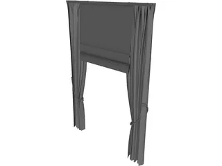 Curtain 3D Model preview