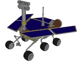 NASA Mars Rover 3D Model preview