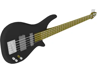 Strinberg 5 Bass Guitar 3D Model preview