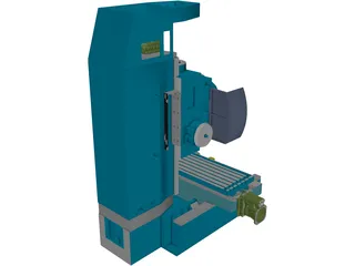 Milling Machine 3D Model preview