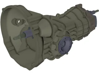 Volkswagen Beetle Transaxle 3D Model preview