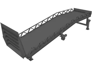 Forklift Ramp 3D Model preview