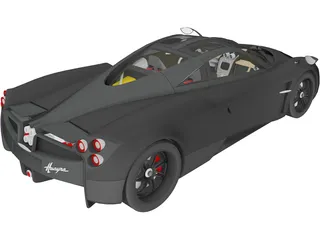 Pagani Huayra (2012) 3D Model preview