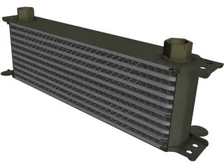 Oil Cooler 3D Model preview