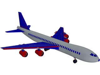 Boeing 737 3D Model preview